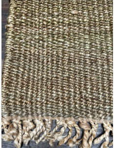 Přírodní koberec z konopných vláken, 93x152cm, khaki | dovoz Indie 2