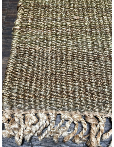 Přírodní koberec z konopných vláken, 93x152cm, khaki | dovoz Indie b