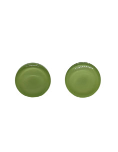 Stud earrings, green | FRANCINE BRAMLI