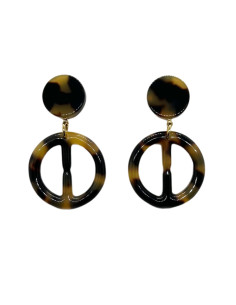 Tortoiseshell earrings | FRANCINE BRAMLI