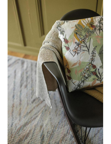 Pléd/ přehoz přes postel Maia recyklé Lin 140x200 | VIVARAISE c