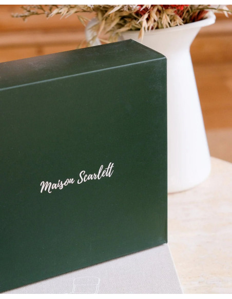 Šperkovnice z růžového sametu | MAISON SCARLET e