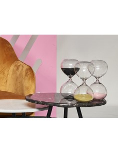 Hourglass small with black sand | POLS POTTEN - 1 2