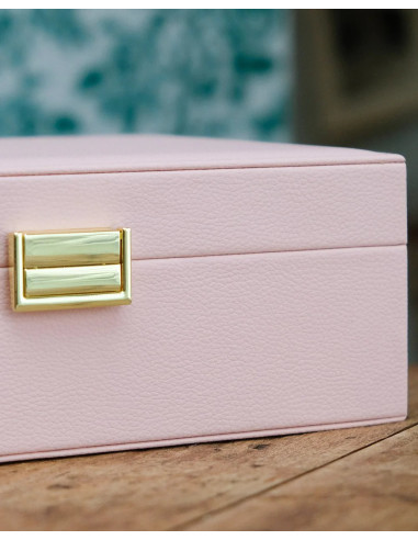 Dvoupatrová šperkovnice z umělé kůže, camel |...