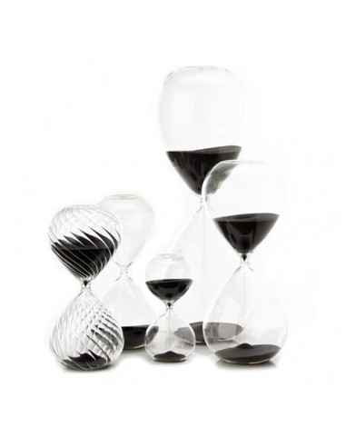 Hourglass small with black sand | POLS POTTEN - 3