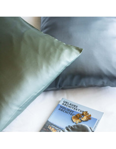 Povlak na polštář Ashley z přírodního hedvábí , Cendre | VIVARAISE 2