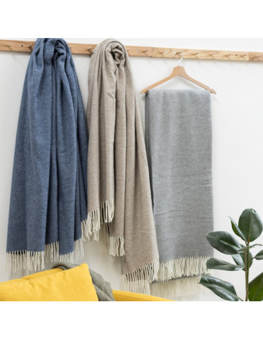 Vlněný přehoz Carina Perle 130x190 | VIVARAISE a