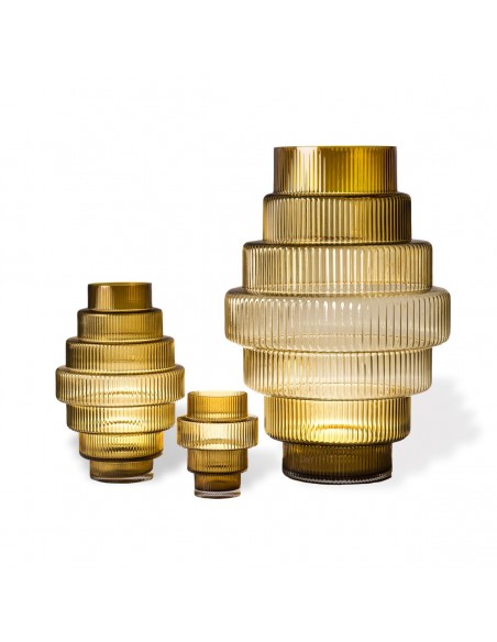 Váza Steps M ambra | POLS POTTEN-3