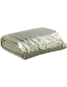 Vlněný přehoz Carina Olive 130x190 | VIVARAISE