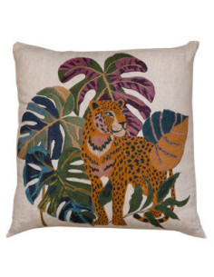 Lněný povlak polštáře Leileaf 55x55 | TESSITURA TOSCANA TELERIE