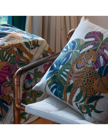 Lněný povlak polštáře Leoleaf 40x60 | TESSITURA TOSCANA TELERIE b