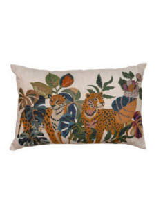 Lněný povlak polštáře Leoleaf 40x60 | TESSITURA TOSCANA TELERIE - 1