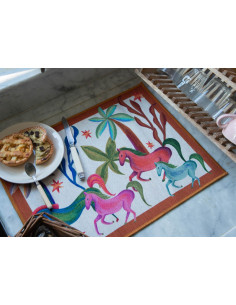 Sada 2kusů prostírání Agnes 37x48 | TESSITURA TOSCANA TELERIE 2