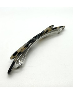 Hair clip shaped, tortoiseshell pattern | FRANCINE BRAMLI - 3 2