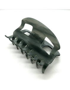 Skřipec do vlasů šedý melírovaný  9cm | FRANCINE BRAMLI 2