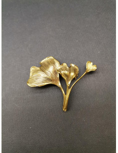 Brož - zlatý list Ginkgo | PIOU PIOU - 1 2