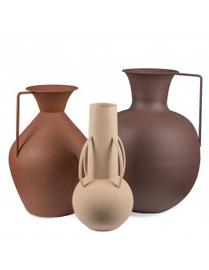 Metal vase Roman beige | POLS POTTEN - 1 2