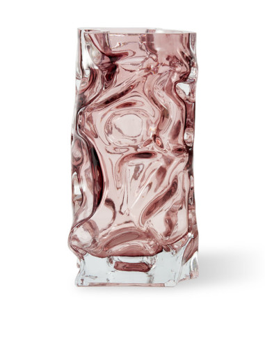Skleněná váza Ice, růžová | POLS POTTEN - 2