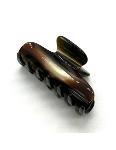 Skřipec do vlasů ve vzhledu onyx 6cm | FRANCINE BRAMLI 2