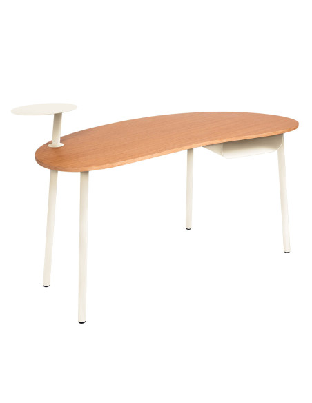 Psací stůl Nuage s dubovou deskou INDOOR | FERMOB beige latté