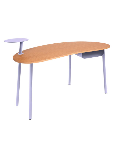 Psací stůl Nuage s dubovou deskou INDOOR | FERMOB marshmallow