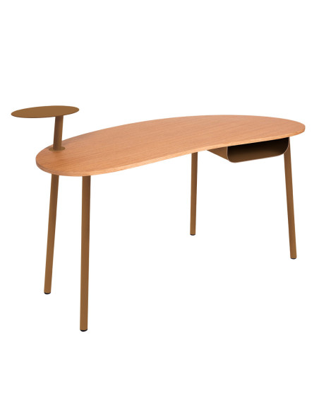 Psací stůl Nuage s dubovou deskou INDOOR | FERMOB gingerbread