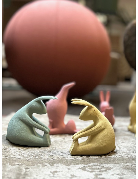 Yoga bunny in light green | AFFARI - 4