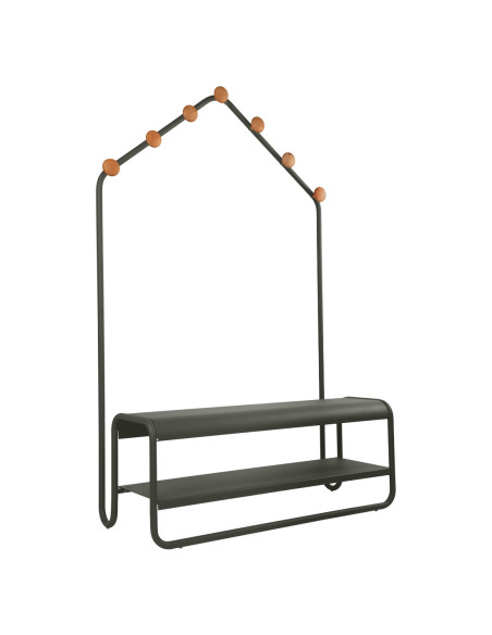 Věšák s lavičkou Funambule INDOOR | FERMOB rosemary