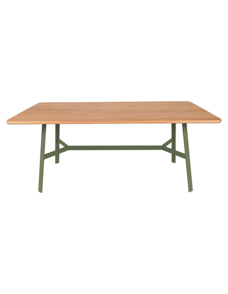 Jídelní stůl SO'O s dubovou deskou 180x90 INDOOR | FERMOB cactus