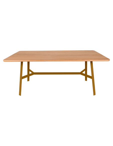 Jídelní stůl SO'O s dubovou deskou 180x90 INDOOR | FERMOB gingerbread