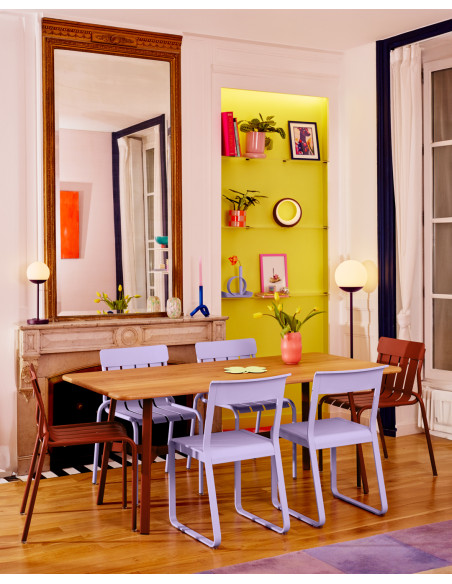 Jídelní stůl SO'O s dubovou deskou 180x90 INDOOR | FERMOB