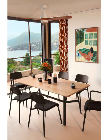 Jídelní stůl SO'O s dubovou deskou 180x90 INDOOR | FERMOB - 26