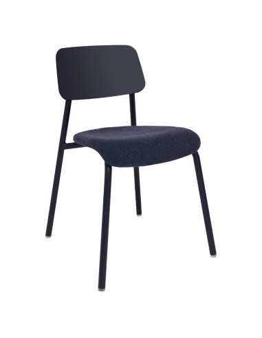 Židle Studie s čalouněným sedákem INDOOR | FERMOB - 1