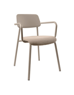 Židle Studie s područkami a čalouněným sedákem INDOOR | FERMOB - 5