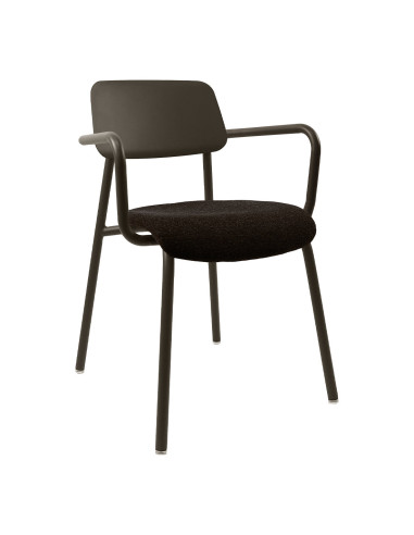 Židle Studie s područkami a čalouněným sedákem INDOOR | FERMOB - 7