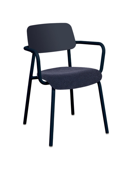 Židle Studie s područkami a čalouněným sedákem INDOOR | FERMOB - 6