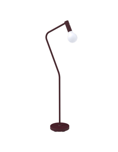Stojací lampa Aplô - set lampy Aplô H24 a stojanu | FERMOB black cherry