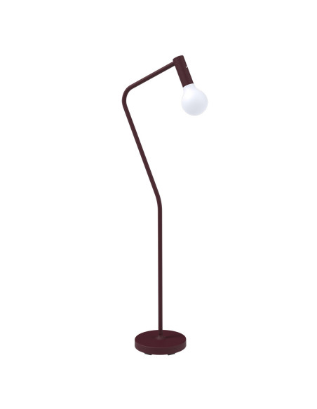 Stojací lampa Aplô - set lampy Aplô H24 a stojanu | FERMOB black cherry