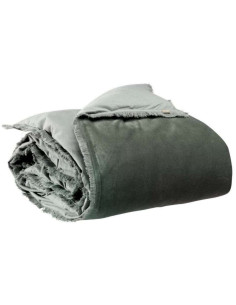 Velvet bedspread Fara Thym 80x200 | VIVARAISE - 1