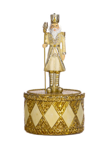 Vánoční dekorace – zdobená krabička s motivem...