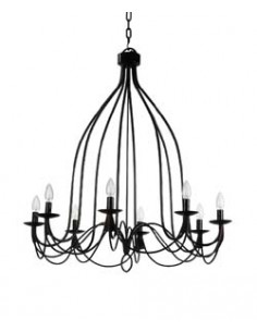 Lustr kovový Perrins 8mi ramenný-1