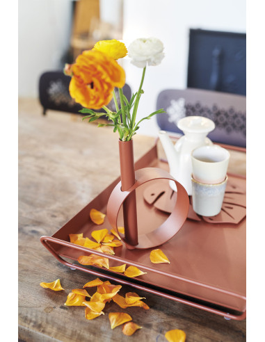 Kovová váza IOS pro jeden květ | FERMOB - 16