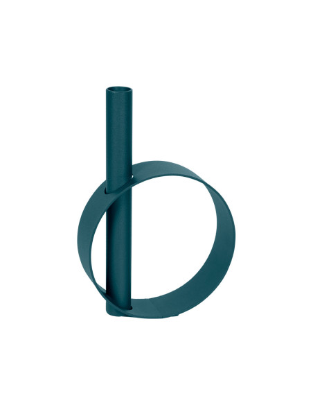 Kovová váza IOS pro jeden květ | FERMOB acapulco blue