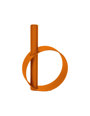 Kovová váza IOS pro jeden květ | FERMOB candied orange