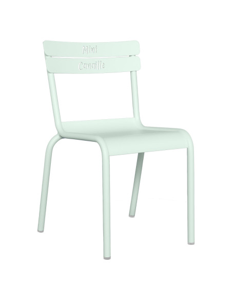 Dětská židle Luxembourg s motivem Canaille | FERMOB ice mint