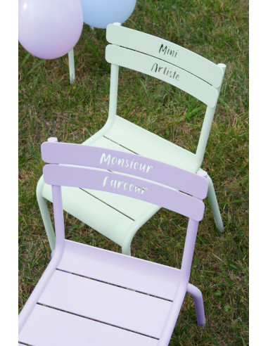 Dětská židle Luxembourg s motivem Artiste | FERMOB e