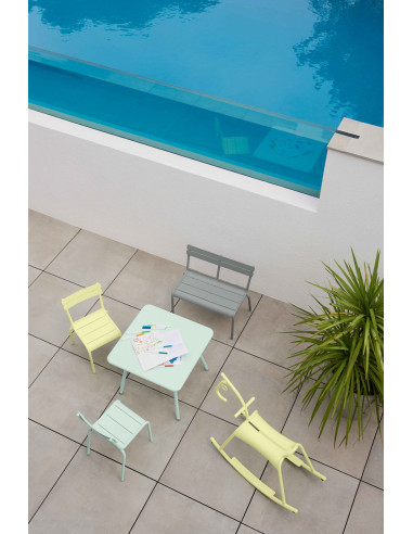 Dětská lavička Luxembourg, hliník | FERMOB