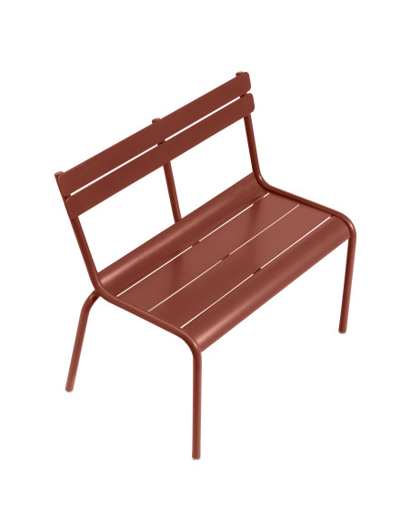 Dětská lavička Luxembourg | FERMOB red ochre