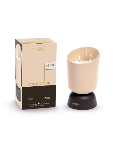 ICONIC COLOR home fragrance Cedr, candle 700g | ESTEBAN - 1