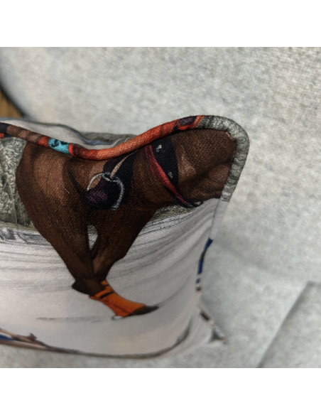 Bavlněný povlak polštáře 45x45 s potiskem Estancia | THEVENON